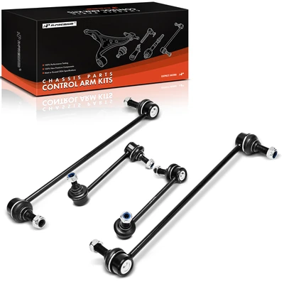 4 Pcs Front & Rear Sway Bar Link with Ball Joint
