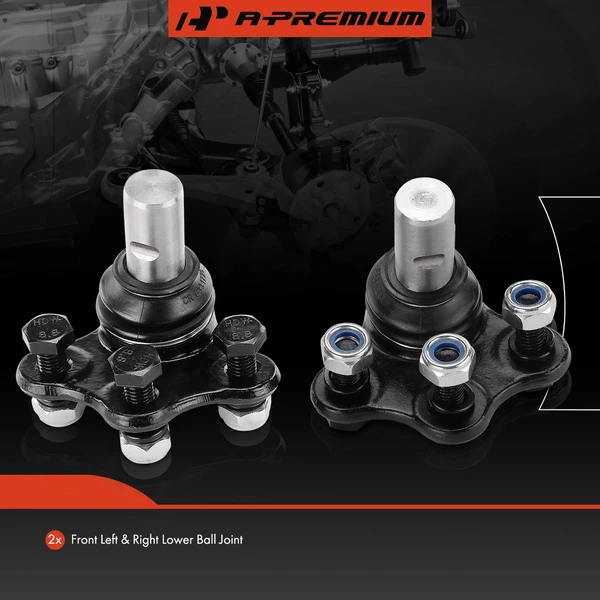 2 Pcs Front Lower Ball Joint for Saab 9-5 2002-2009