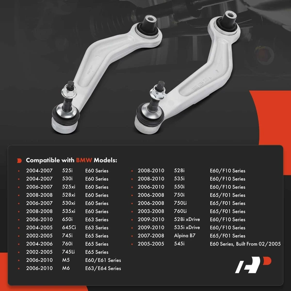 2-Pc Control Arm and Ball Joint Kit, Rear Upper Rearward with Ball Joint A-Premium APCA4710