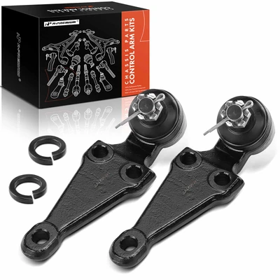 2 Pcs Front Lower Suspension Ball Joint Kit