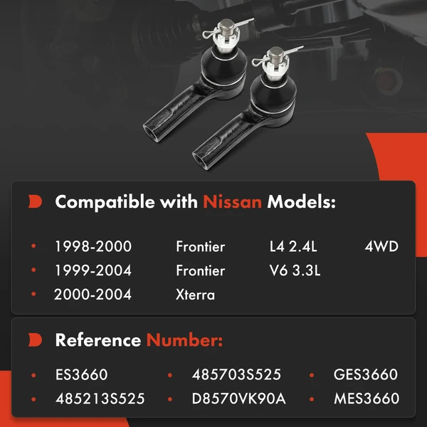 Tie Rod End with Ball Joint Front Inner A-Premium APCA8976
