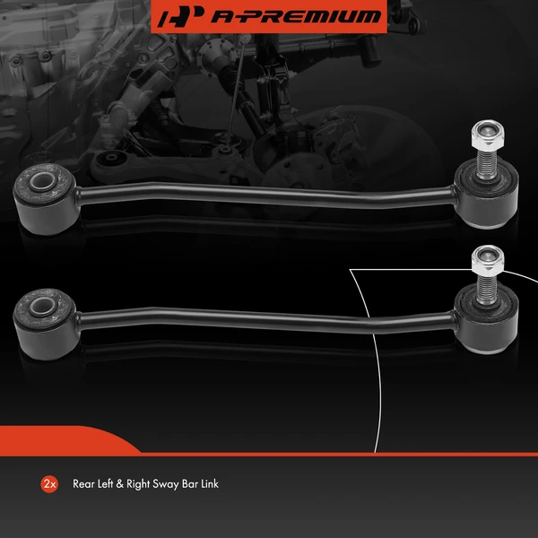 Sway Bar Link, Rear Side, A-Premium APCA6687