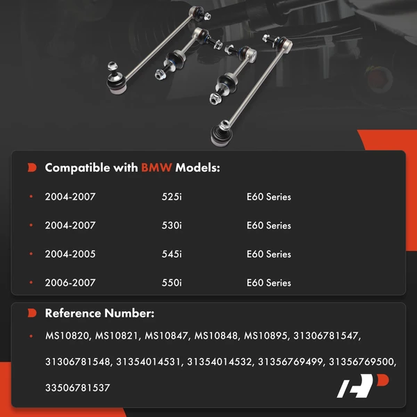 Sway Bar Link Front & Rear A-Premium APCA7597