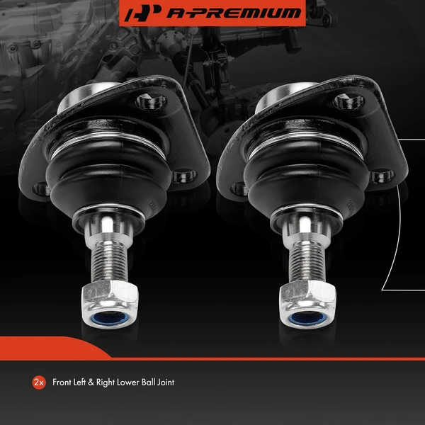 2 Pcs Front Lower Ball Joint for Ram ProMaster 1500 2500 3500