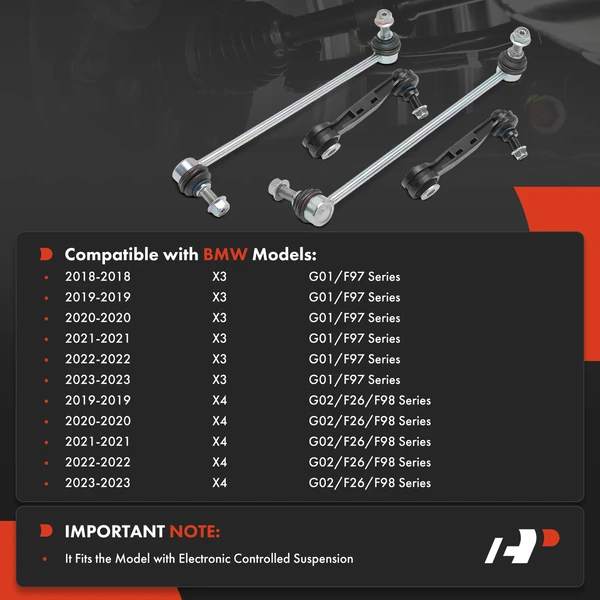 Sway Bar Link Front & Rear A-Premium APCA7598