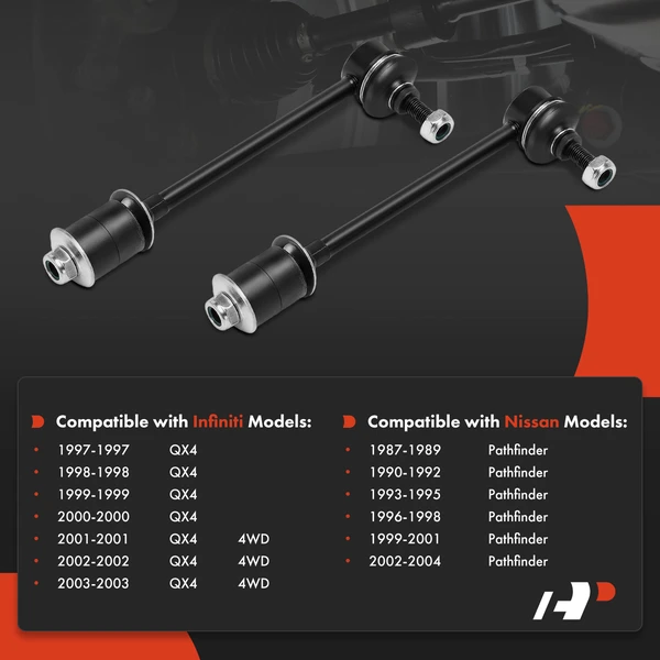 2-Pc Stabilizer Bar Link, Rear Side A-Premium APCA8215