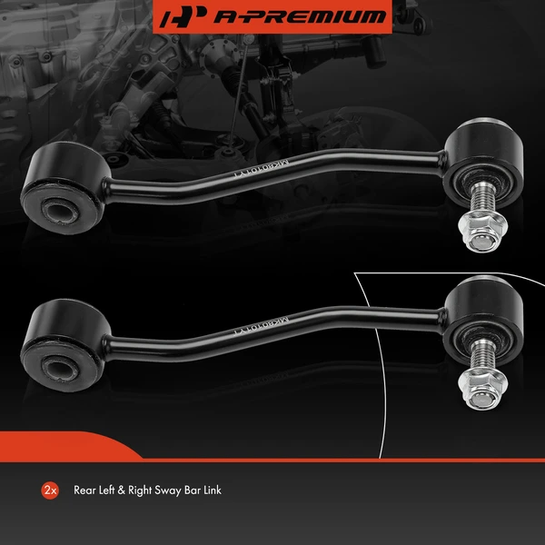 Sway Bar Link, Rear Side, A-Premium APCA6702