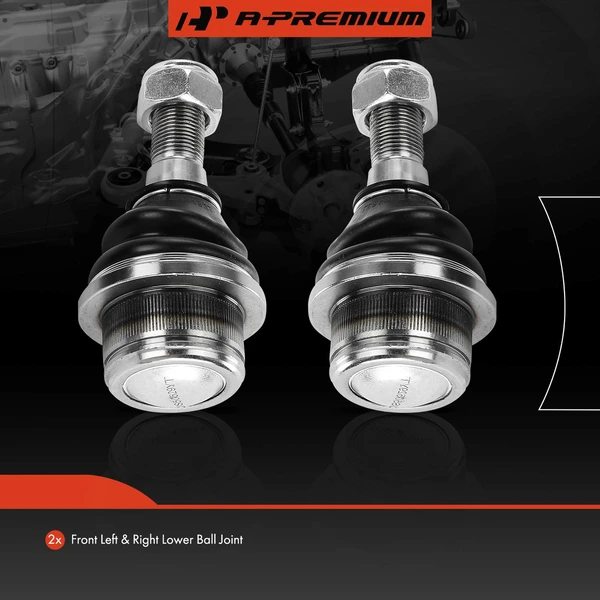 2 Pcs Front Lower Ball Joint Kit for Hummer H3 2006-2010 H3T 2009-2010 4-Door