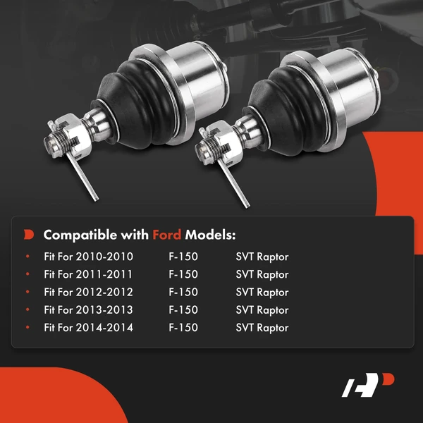 2 Pcs Front Lower Ball Joint for Ford F-150 2010-2014 SVT Raptor
