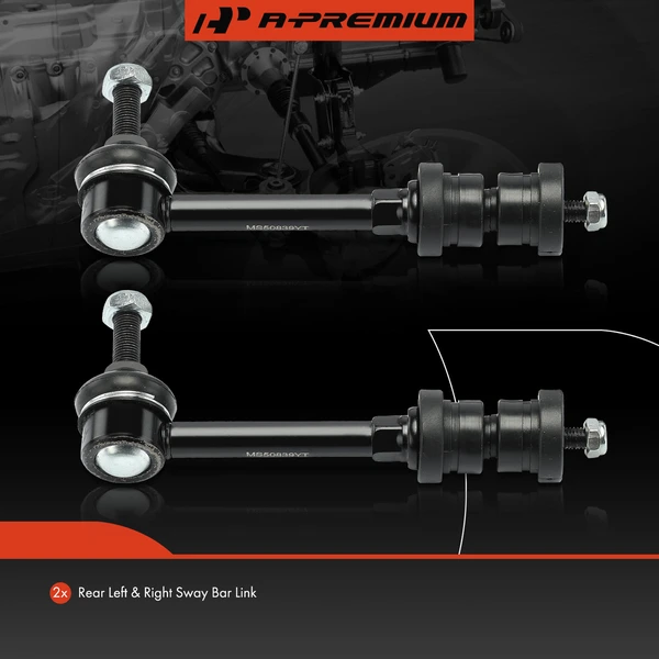 Sway Bar Link, Rear Side, A-Premium APCA6709