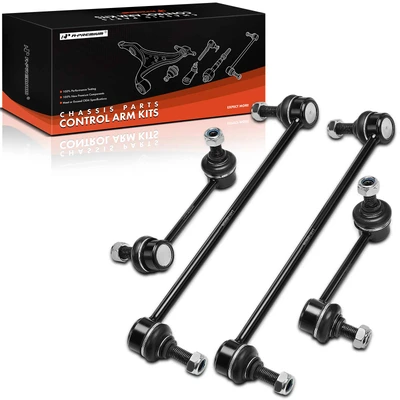 4 Pcs Front & Rear Sway Bar Link with Ball Joint