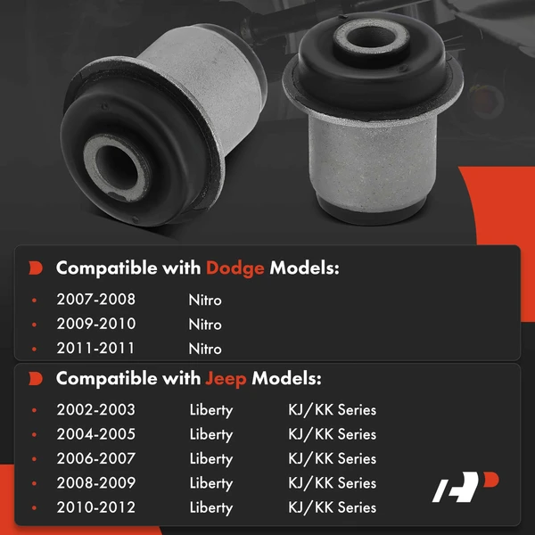2-Pc Control Arm Bushing, Front Upper A-Premium APCA7405