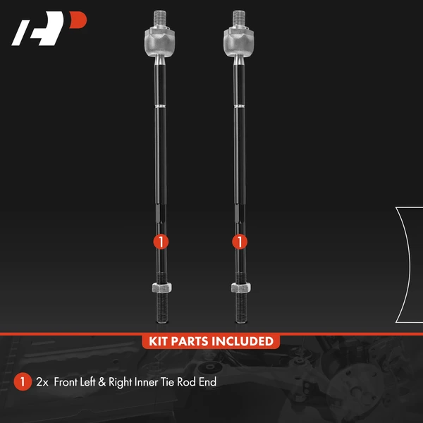 2 Pcs Front Inner Steering Tie Rod Ends for Chevrolet Epica Suzuki Verona 04-06