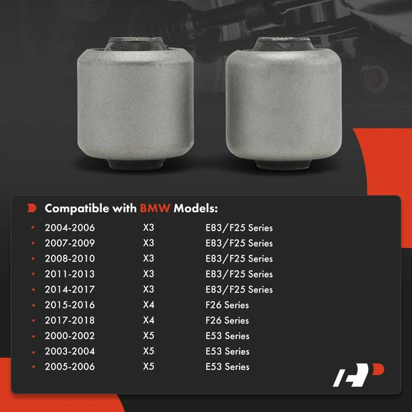 2-Pc Control Arm Bushing, Front Driver & Passenger Lower A-Premium APCA8982