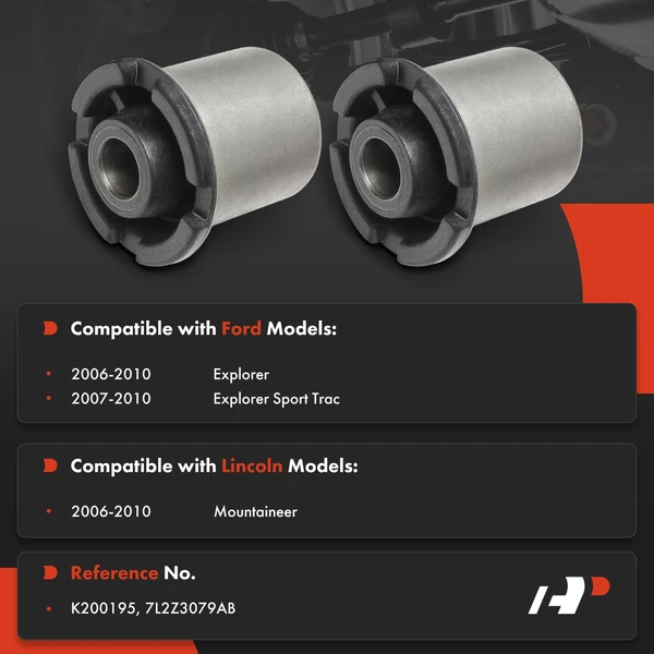 2-Pc Control Arm Bushing, Front Lower Rearward A-Premium APCA8983