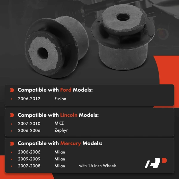 2-Pc Control Arm Bushing, Front Upper A-Premium APCA7408