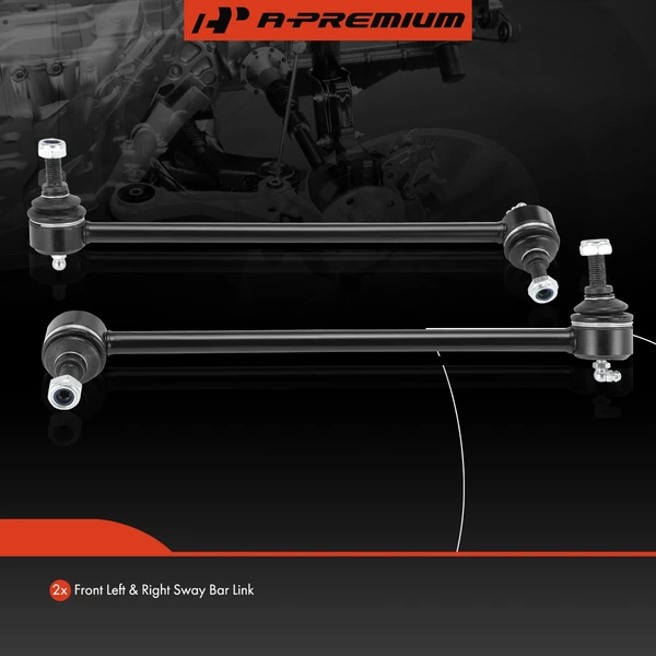 Sway Bar Link, Front Side, A-Premium APCA6724