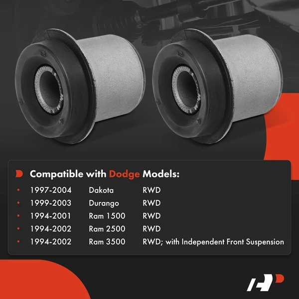 2-Pc Control Arm Bushing, Front Upper A-Premium APCA7410