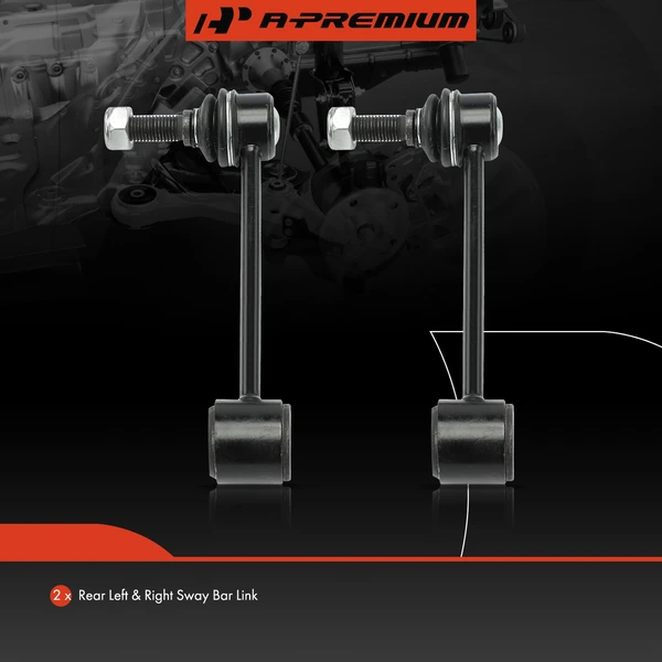 Sway Bar Link, Rear Side, A-Premium APCA6727