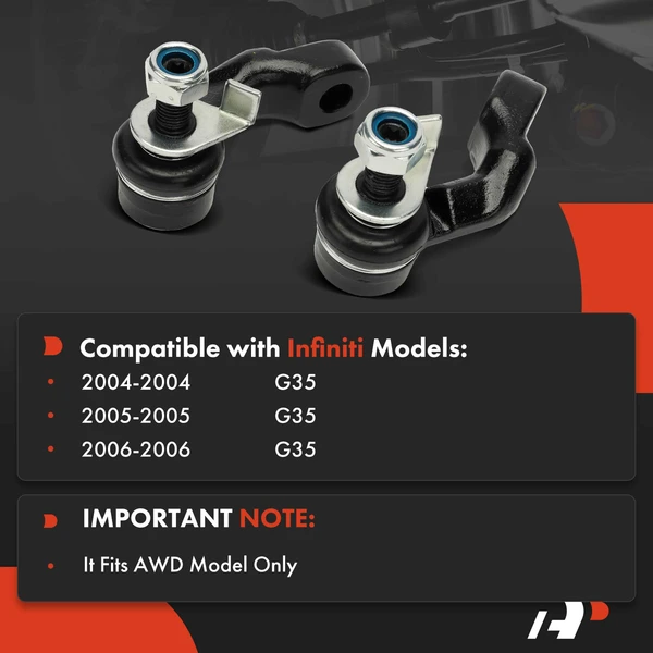 Sway Bar Link, Front Driver & Passenger, A-Premium APCA6729