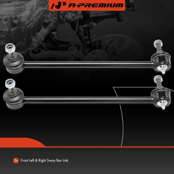 Sway Bar Link, Front Side, A-Premium APCA6735