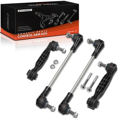 4 Pcs Front & Rear Suspension Stabilizer Bar Link Kit
