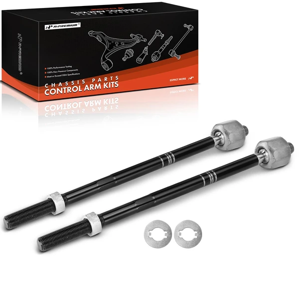 2 Pcs Front Inner Tie Rod End for Dodge Dart 2013-2016 Chrysler