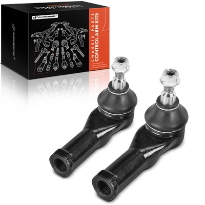 2 Pcs Front Outer Steering Tie Rod End