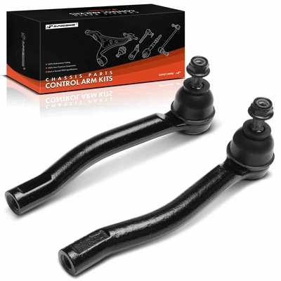 2 Pcs Front Outer Steering Tie Rod End