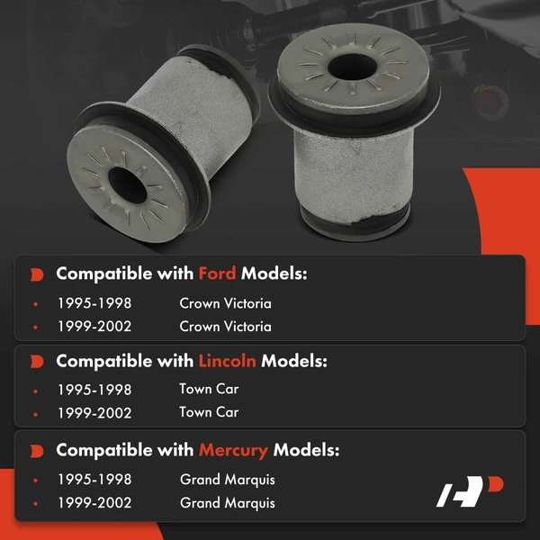 2-Pc Control Arm Bushing, Front Upper A-Premium APCA7413