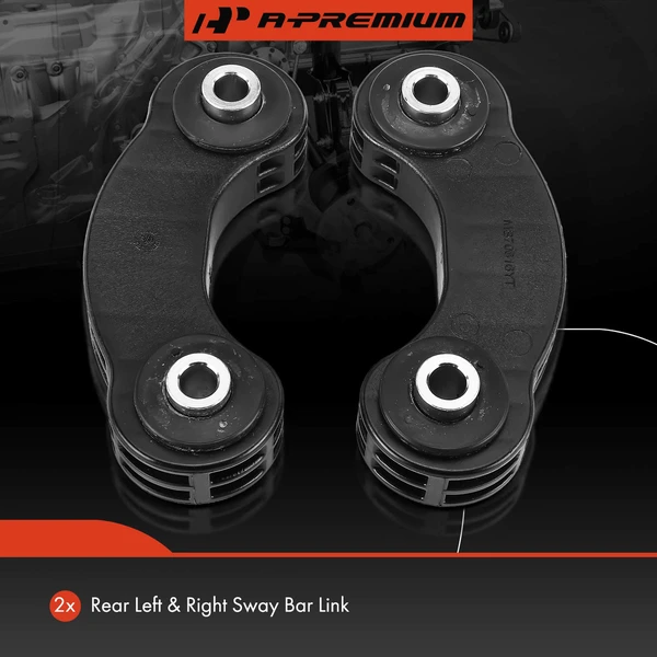 Sway Bar Link, Rear Side, A-Premium APCA6747