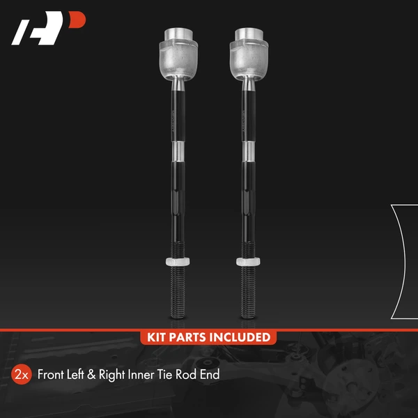 2 Pcs Front Inner Steering Tie Rod Ends for Volvo 242 1975-1984 244 245 262 264