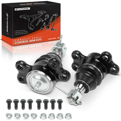 2 Pcs Front Upper Suspension Ball Joint Kit