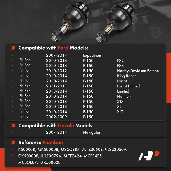 Suspension Ball Joint Front Lower A-Premium APCA8962