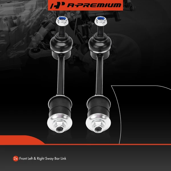 Sway Bar Link, Front Side, A-Premium APCA6537