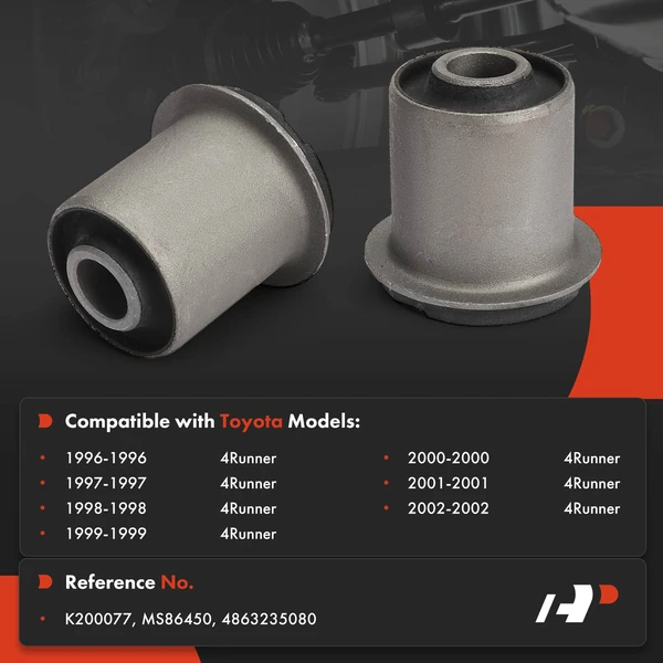 2-Pc Control Arm Bushing, Front Side A-Premium APCA9891