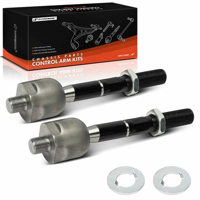 2 Pcs Front Inner Steering Tie Rod End