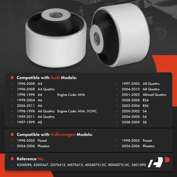 Control Arm Bushing Front Upper A-Premium APCA9894