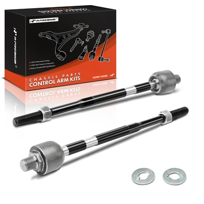 2 Pcs Front Inner Tie Rod End