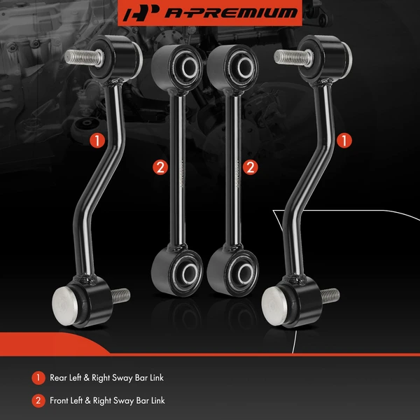 2005-2009 Ford F-250 Super Duty Sway Bar Link Front & Rear A-Premium APCA6550