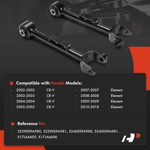 2-Pc Lateral Arm, Rear Side A-Premium APCA9526