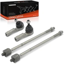 4 Pcs Front Inner & Outer Tie Rod End