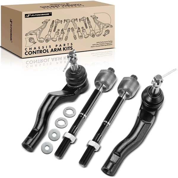 2008-2015 Lexus LS600h Tie Rod End Front Inner & Outer A-Premium APCA6567