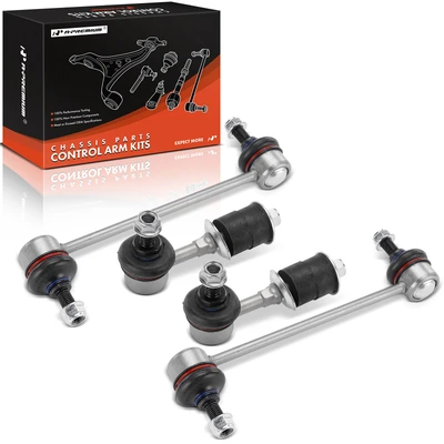 4 Pcs Front & Rear Sway Bar Link Kit