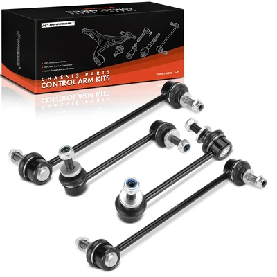 4 Pcs Front & Rear Sway Bar Link