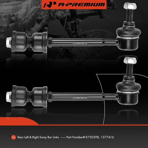 Sway Bar Link, Rear Side, A-Premium APCA4696