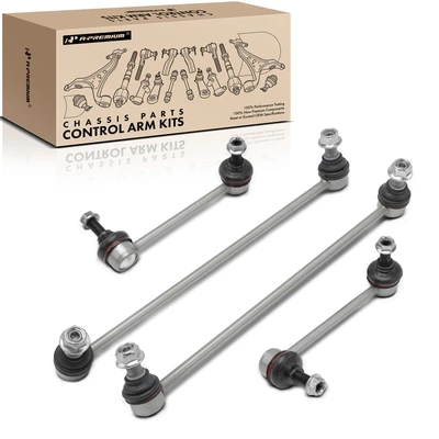 4 Pcs Front & Rear Sway Bar Link