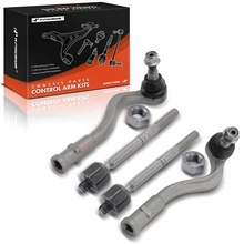 4 Pcs Front Inner & Outer Steering Tie Rod Ends