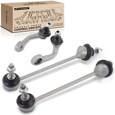 4 Pcs Front & Rear Sway Bar Link