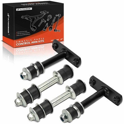 4 Pcs Front & Rear Sway Bar Link Kit